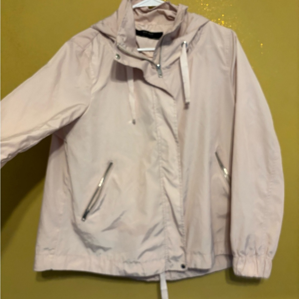ZARA Basic Lightweight Pink Windbreaker Jacket – … - image 4